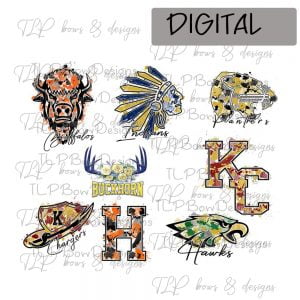 Protected: Custom School Mascot Paint Splatter Watercolor-Sublimation File or Printable File