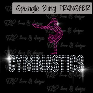Gymnastics Girl Pink -SPANGLE