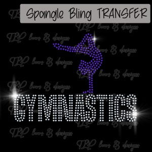Gymnastics Girl Purple -SPANGLE