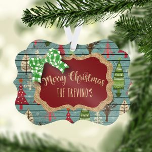 Country Christmas Personalized Ornament