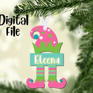 Elf Hat Feet Ornament Sublimation File-11
