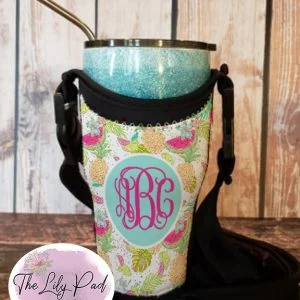 Tumbler Totes with Personalization-Summer Fruit Fun