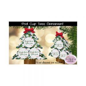 Christmas Tree Hot Chocolate Pod Ornament- Gift Tag
