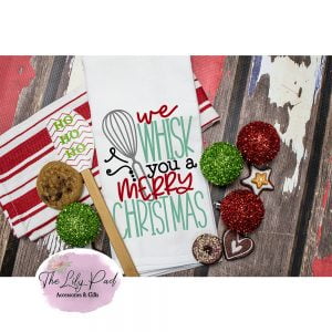 We Whisk you a Merry Christmas Kitchen Hand Towel