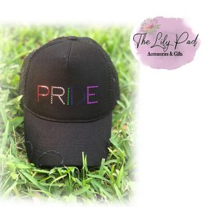 Pride Rainbow Spangle Bling Hat