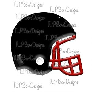 Black with Red Helmet Sublimation Printable File