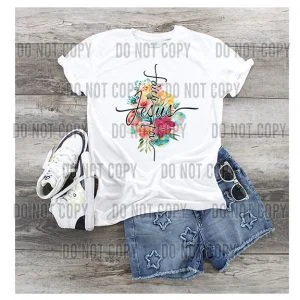 Faith Love Jesus Floral DTF Transfer