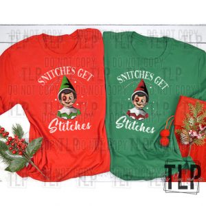 Snitches Get Stiches Graphic Shirt