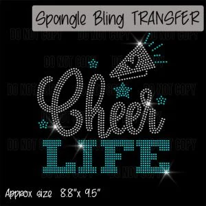 Cheer Life stars megaphone Spangle Transfer