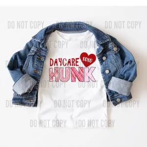 Daycare Hunk Valentine Graphic T-shirt