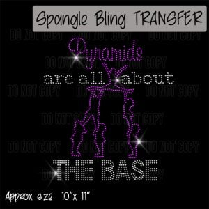 Pyramids about the base Spangle Transfer