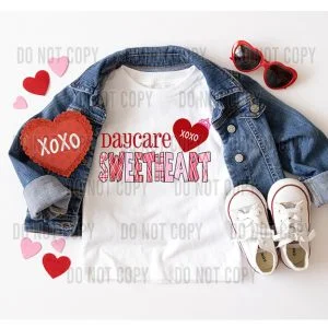 Daycare Sweetheart Valentine Graphic T-shirt