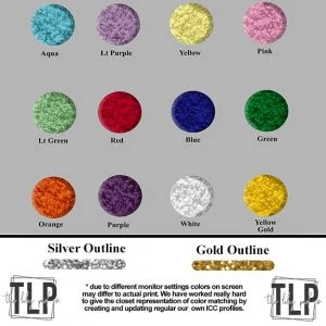 Custom Chenille Word DTF transfer