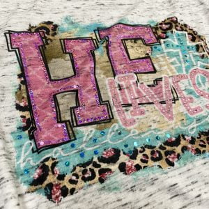 He Lives Spring Colored Sublimation Transfer