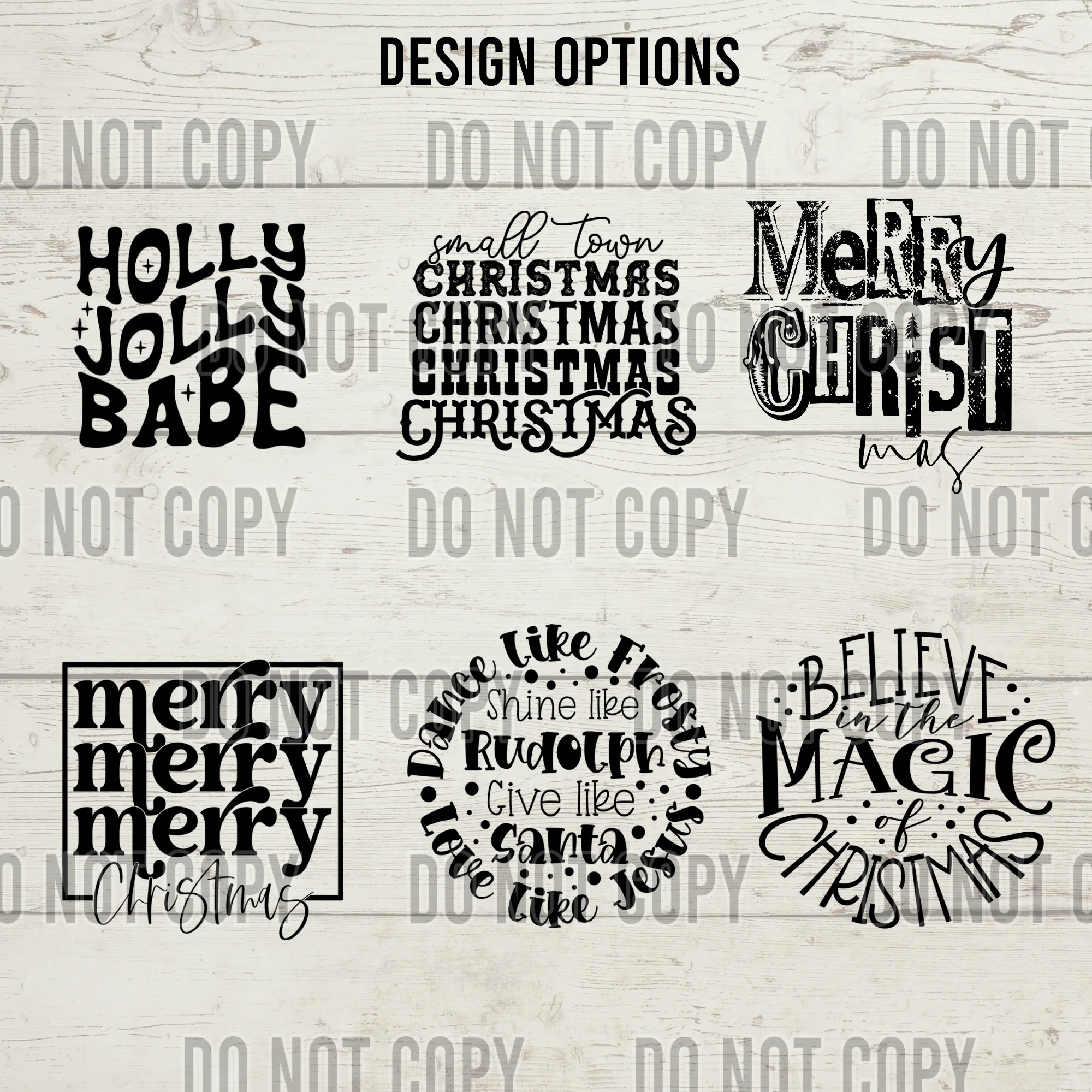 Christmas Holiday Leatherette Patch - Image 2