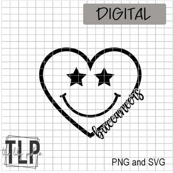 Heart Mascot Buccaneers Smilee Digital PNG SVG