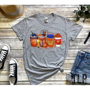 Basketball Drink Collage Graphic Tee