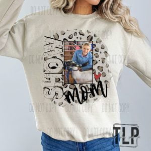 Show Photo Frame Leopard Mom Graphic Tee or Sweatshirt