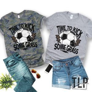 Time to Kick some Grass Graphic Tee