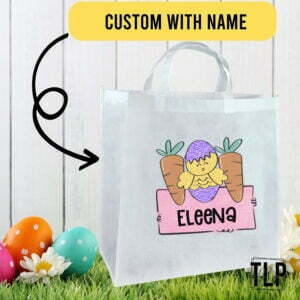 Easter Bag Personalized Egg Hunt Tote