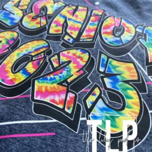 Senior 2023 Tie Dye Abstract Graphics -Exclusive DTF transfer
