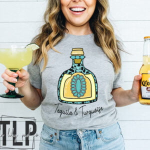 Tequila and Turquoise Graphic Tee