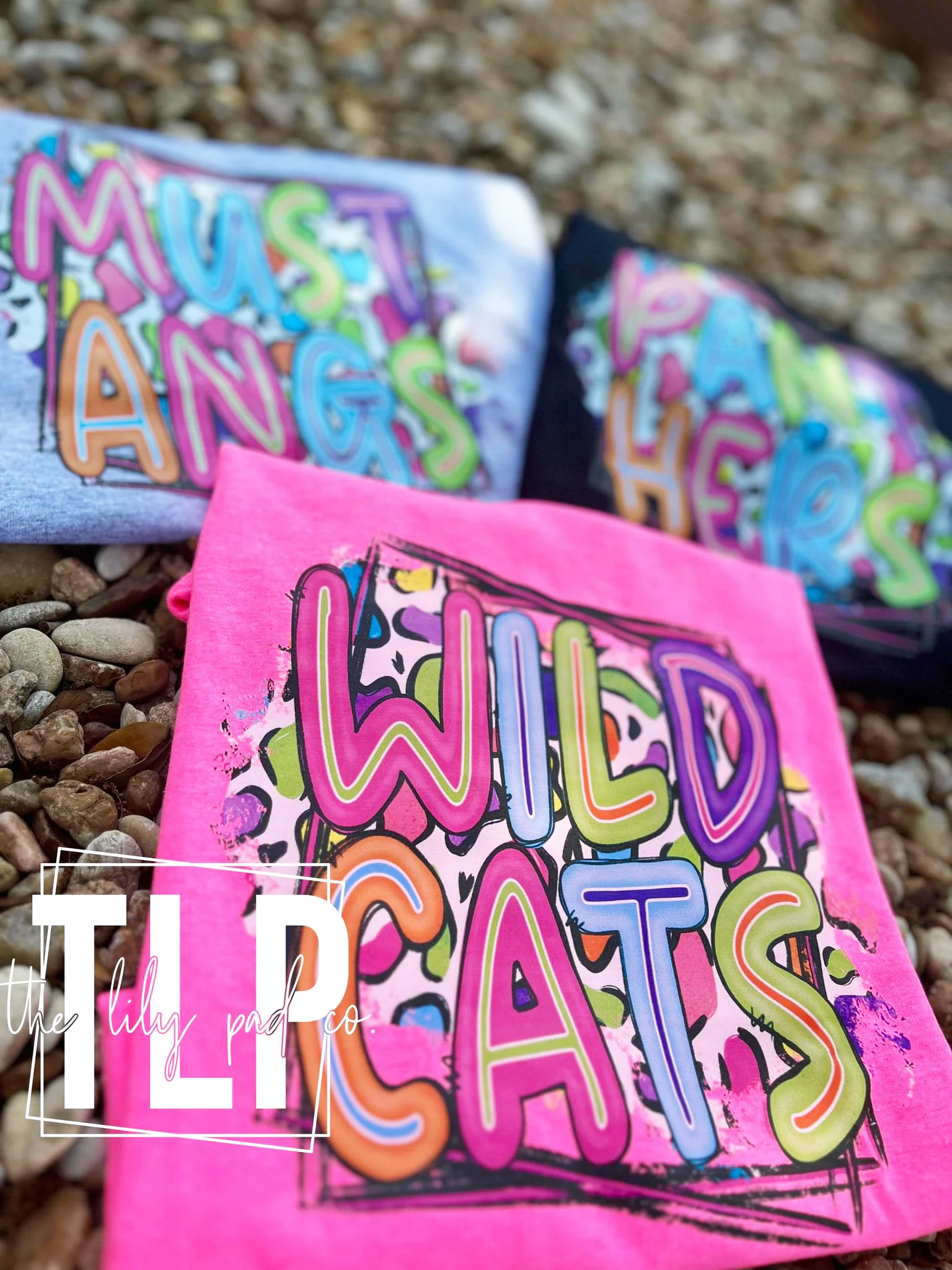 Pirates Multi Color Vibrant Cheetah Graphic Tee - Image 2