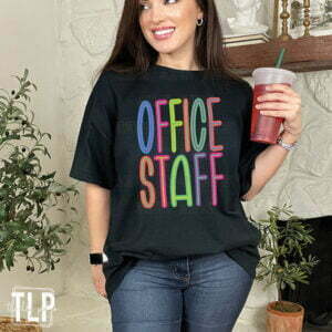 Back to School Bright Office Staff DTF Transfer