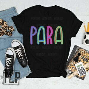 Back to School Bright PARA Graphic Tee