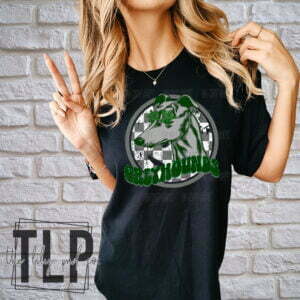 Preppy Greyhounds Mascot Graphic Tee