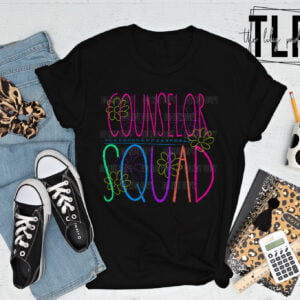 Chalkboard Counselor Squad Graphic Tee