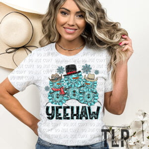Yeehaw Snow Doll for Christmas – DTF transfer