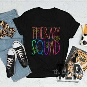 Therapy Squad Floral Bright- DTF Transfers