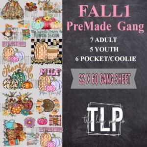 Fall 1 DTF Pre Made Gang Sheet