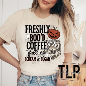 Freshly Boo’d Coffee Graphic Top