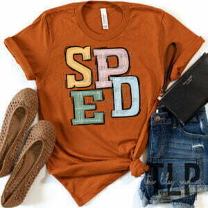 SPED Doodle Graphic Top