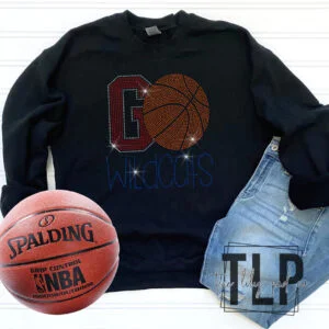 Go Wildcats GP Basketball Bling Top