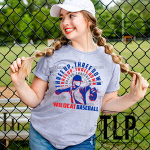 GP Wildcat Baseball-Softball Graphic Top or Sweatshirt