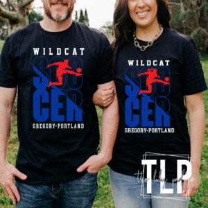 GP Wildcat Soccer Graphic Top or Sweatshirt