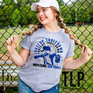Ingleside MustangsBaseball-Softball Graphic Top or Sweatshirt