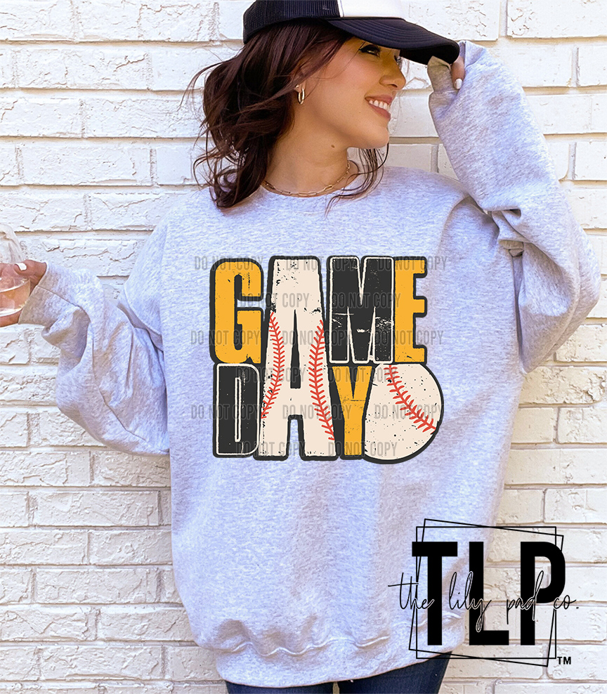 Game Day Baseball Softball Large DTF transfer - Image 9
