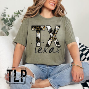 Your Custom State Faux Embroidery DTF transfer