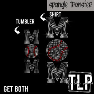 Baseball MoM with Tumbler Set -SPANGLE