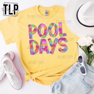 Pool Days DTF Transfer