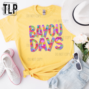 Bayou Days Retail Graphic Top