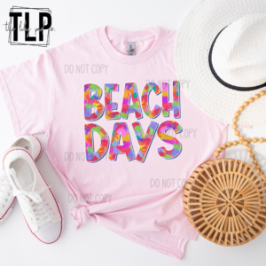 Beach Days Retail Graphic Top