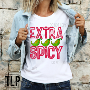 Extra Spicy Peppers Graphic Top