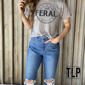 Feral Circle Graphic Top