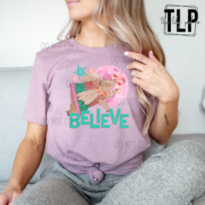 Pigs Fly Believe Graphic Top