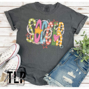 Soccer Colorful Retail Graphic Top